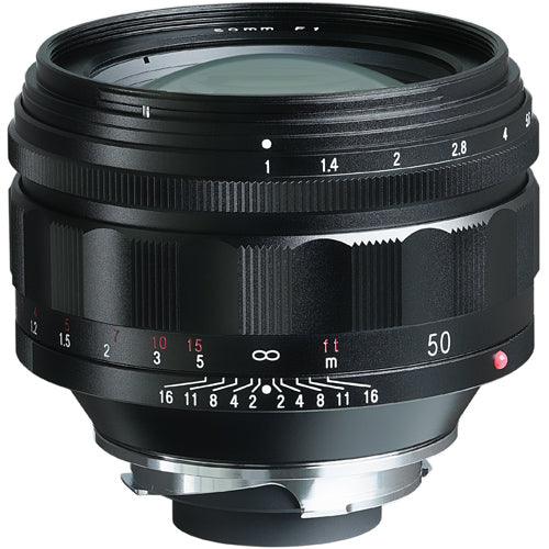 Voigtländer Nokton 1.0/50mm aspherical VM black lens