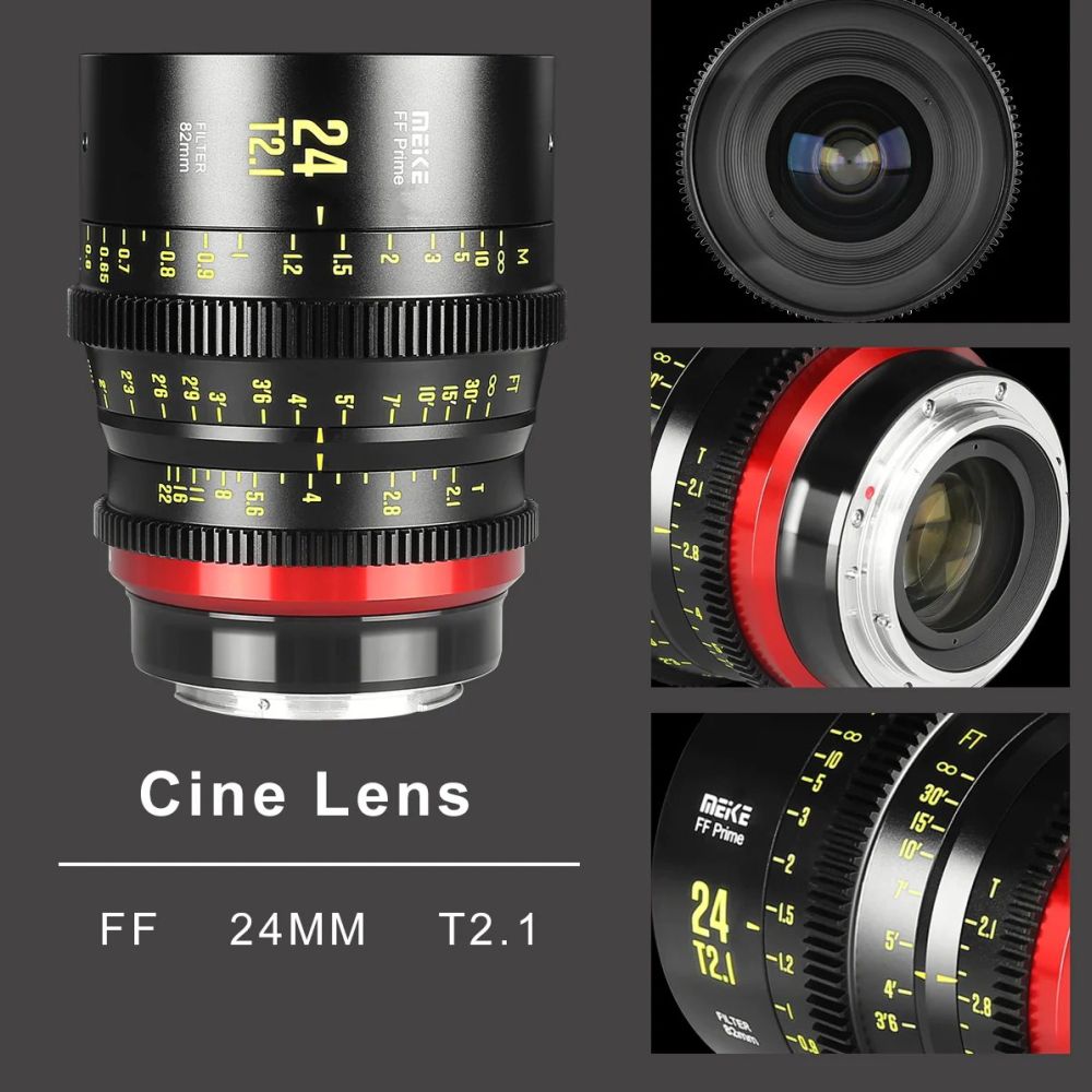 Meike Prime 24mm T2.1 Cine lens full-frame EF-mount