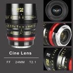 Meike Prime 24mm T2.1 Cine Lens Full-Frame RF-mount