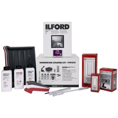 Starter Kit per fotocamera oscura Ilford & Paterson