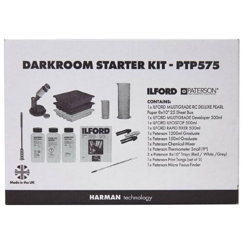 Starter Kit per fotocamera oscura Ilford & Paterson
