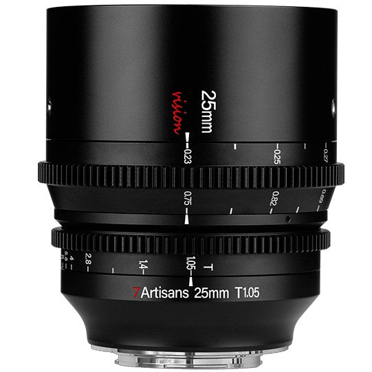 7artisans 25mm T1.05 Panasonic/Leica/Sigma (L Mount) Black