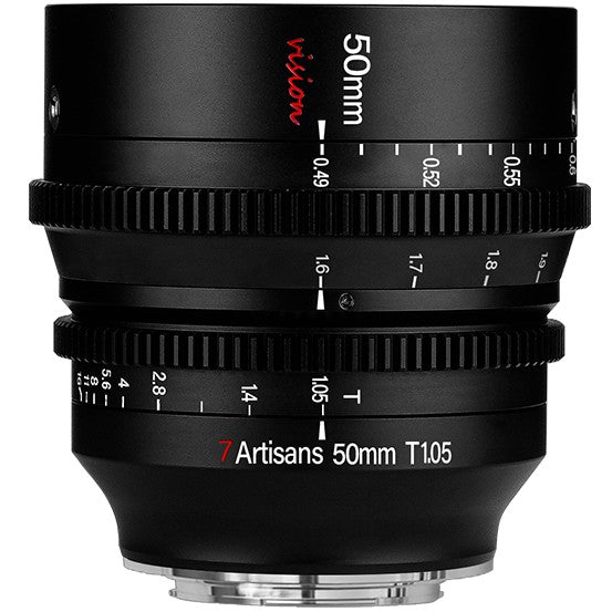 7artisans 50mm T1.05 Panasonic/Leica/Sigma (attacco L) nNero