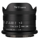 7artisans 7.5mm f/2.8 mark ii Nikon (attacco Z) Nero