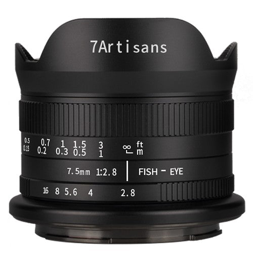 7artisans 7.5mm f/2.8 mark ii Nikon (attacco Z) Nero