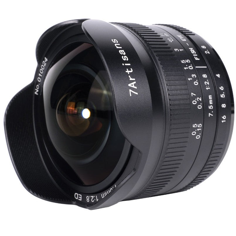 7artisans 7.5mm f/2.8 mark ii Nikon (attacco Z) Nero