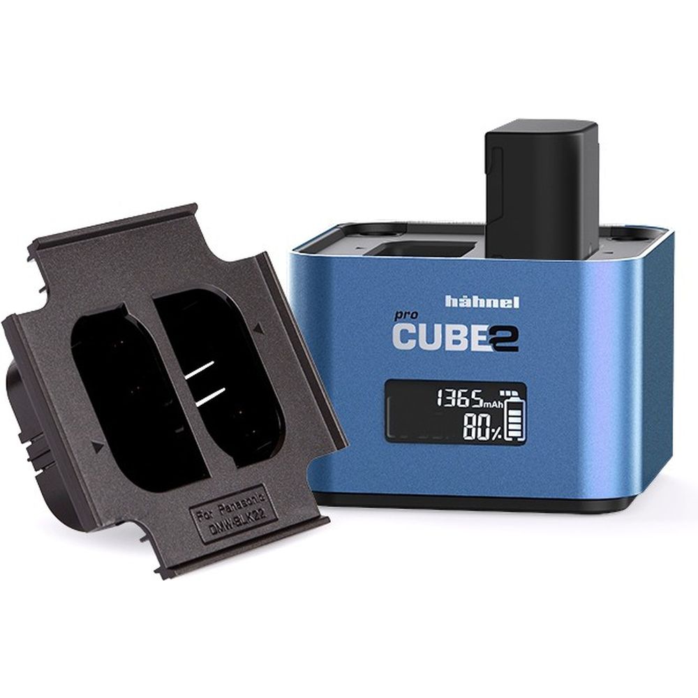 Hähnel ProCube2 Piastra batteria - Panasonic DMW-BLK22