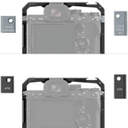 SmallRig 3594 Gabbia per Sony Alpha 7S III/Alpha 7 IV/Alpha 7R IV/Alpha 1 con impugnatura per batteria VG-C4EM