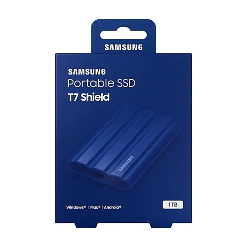 Samsung SSD portatile T7 Shield 1TB blu