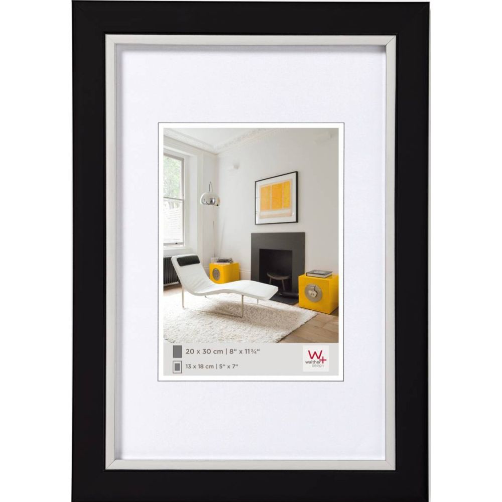 Cornice Walther Metro 13x18 cm nera