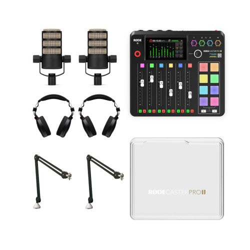 RØDE RØDECaster Pro II Pacchetto per 2 persone