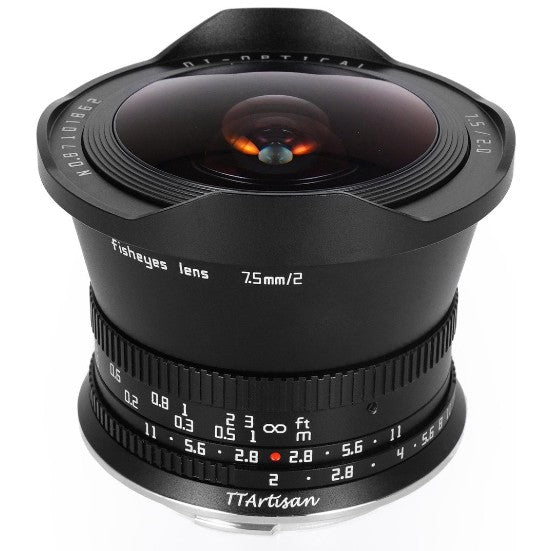 TTArtisan APS-C 7.5mm f/2.0 Nikon Z-mount Black