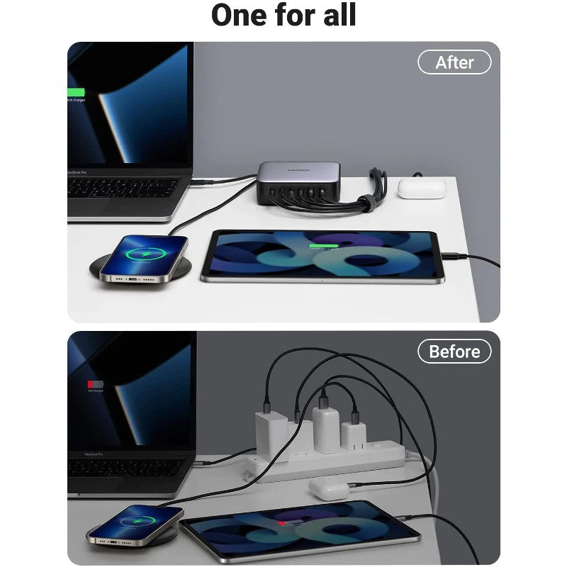 Ugreen 40914 GaN 200W Desktop Charger (6 port)