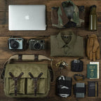 Wotancraft Scout Camera Bag - Olive green