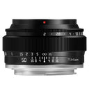 TTArtisan 50mm f/2 Sony E-mount Black