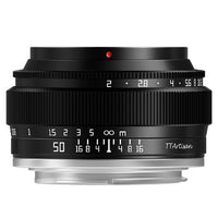 TTArtisan 50mm f/2 Sony E-mount Black