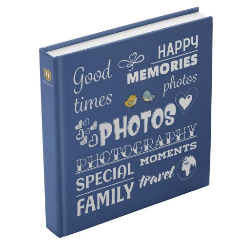 Henzo Photo Album 100 pgs. Wording 30x30 - Blue