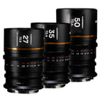 Bundle Laowa Nanomorph S35 (27, 35, 50mm) (ambra) (Cine) Sony E