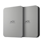 LaCie Mobile Drive 2TB v2 USB-C Moon Silver w/Rescue