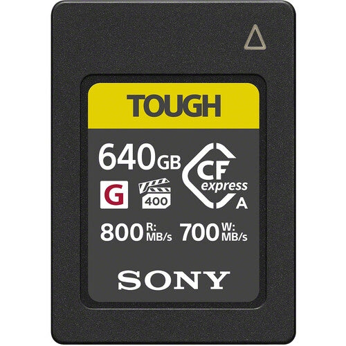 Sony 640GB CFexpress Type-A TOUGH Memory Card (CEAG640.SYM)