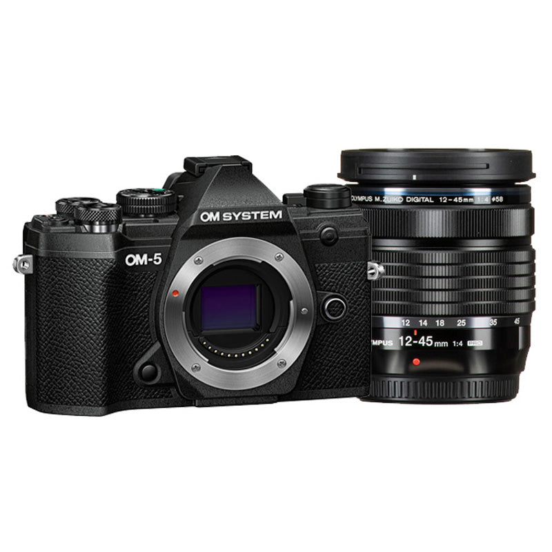 OM System OM-5 12-45mm Kit nero