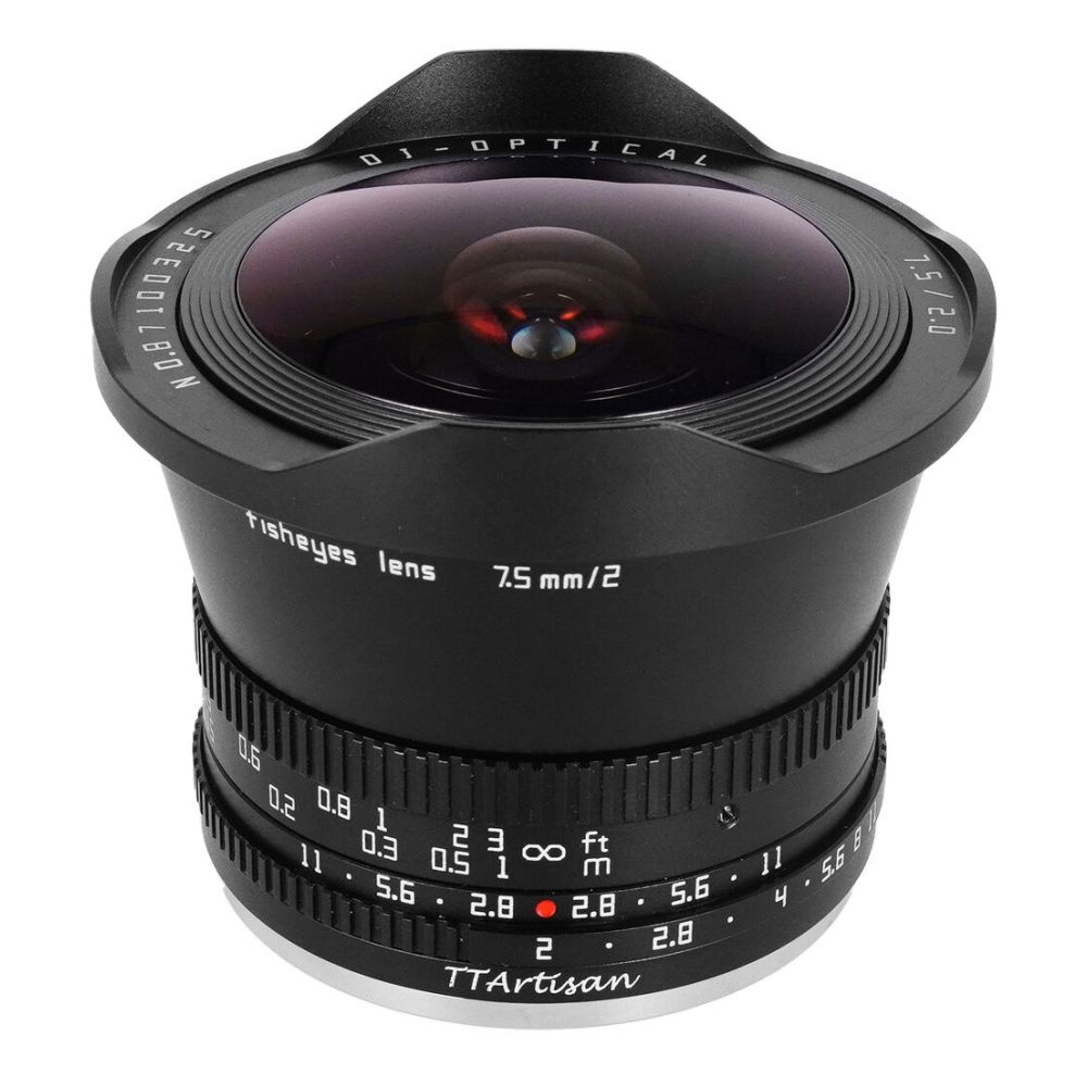 TTArtisan APS-C 7.5mm f/2.0 MFT Black