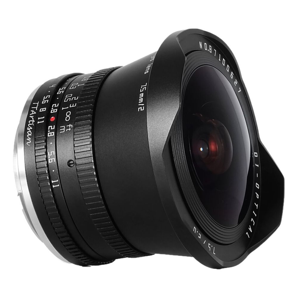 TTArtisan APS-C 7.5mm f/2.0 MFT Black
