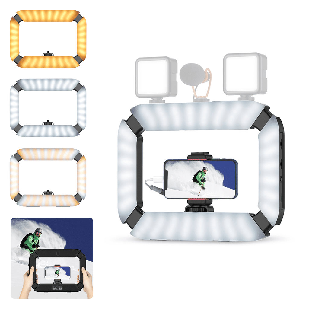 Ulanzi U200 Lampada ad anello Impianti per video + Powerbank 8000MAh