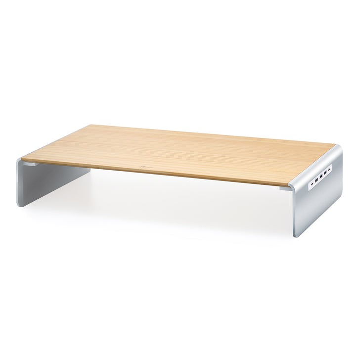 j5create Wood Monitor Supporto con Docking Station