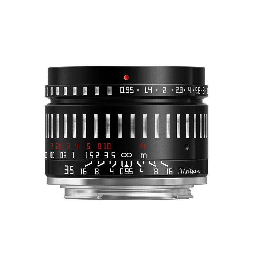 TTArtisan C 35mm f/0.95 Sony E Black + Silver