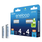 Panasonic Eneloop 4x (AA) 2000mAh + 4x (AAA) 800mAh