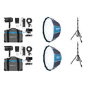 Nanlite Forza 60 II LED dual kit (con stativo e softbox)