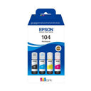 Confezione multipla Epson 104 EcoTank a 4 colori