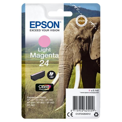 Epson Singlepack Magenta 24 Claria Photo HD Ink