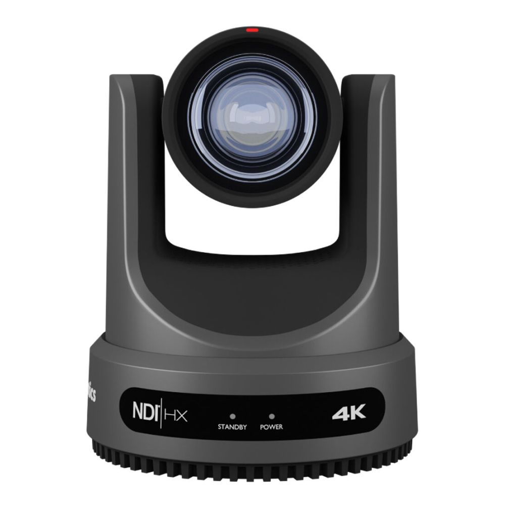 PTZOptics Move 4K, una telecamera PTZ di terza generazione, zoom ottico 12x grigio