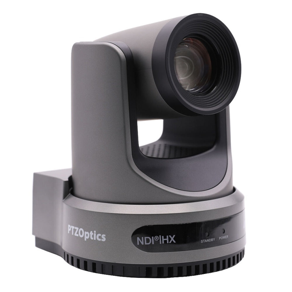 PTZOptics Move 4K, telecamera PTZ di terza generazione, zoom ottico 20X grigio