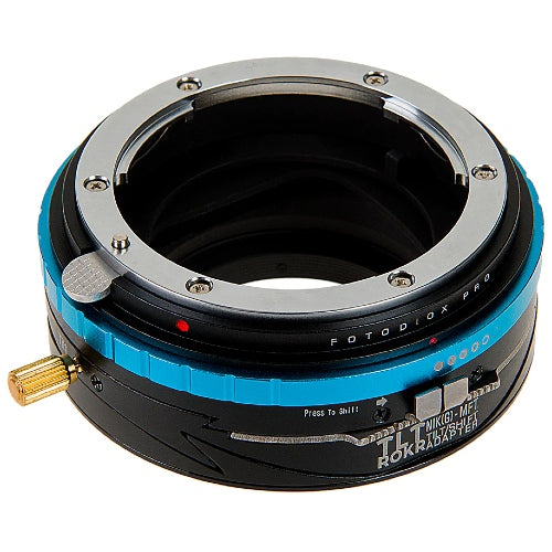 Fotodiox Pro TLT ROKR - Tilt / Shift Adattatore per Nikon F Attacco to MFT