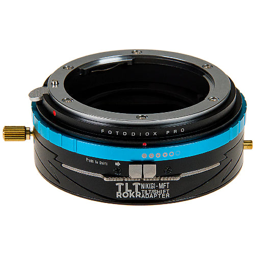 Fotodiox Pro TLT ROKR - Tilt / Shift Adattatore per Nikon F Attacco to MFT
