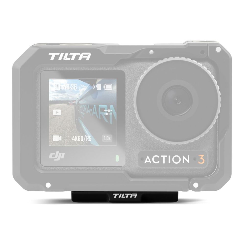 Tilta TA-T40-MBP-B Base magnetica di montaggio da 1/4"-20 per DJI Osmo Action series nero