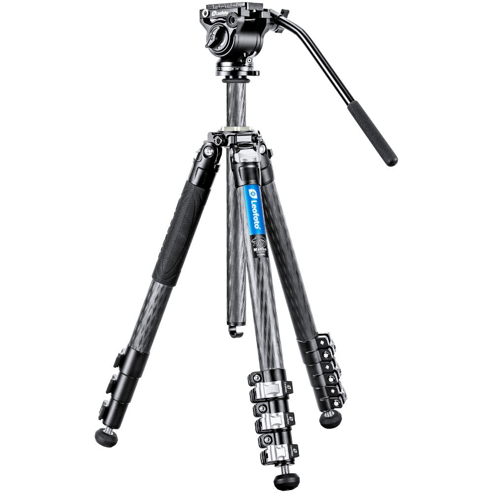 Leofoto Manba LV-284C treppiede + BV-5 videohead