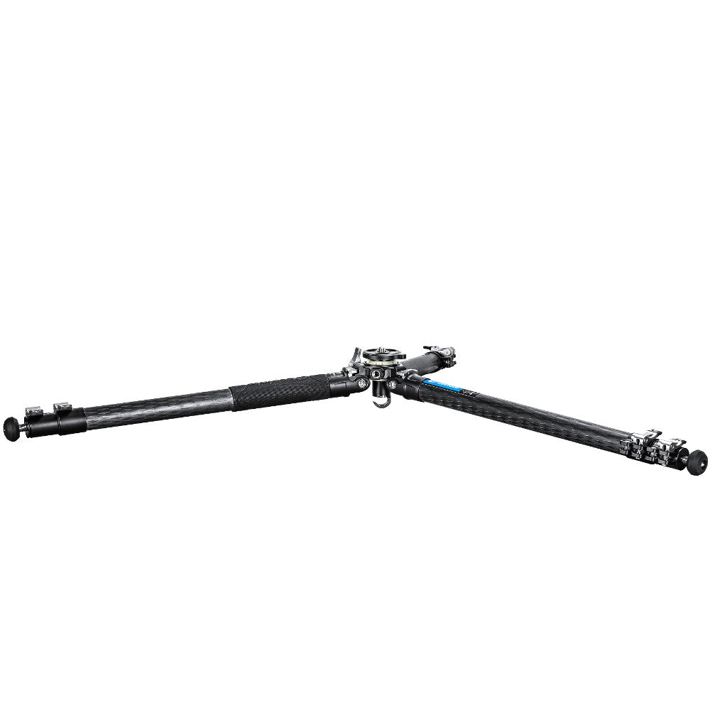 Leofoto Manba LV-284C treppiede + BV-5 videohead