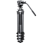 Leofoto Manba LV-284C treppiede + BV-5 videohead