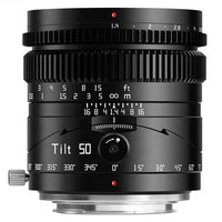 TTArtisan Tilt 50mm F1.4 Fuji X Attacco - Nero