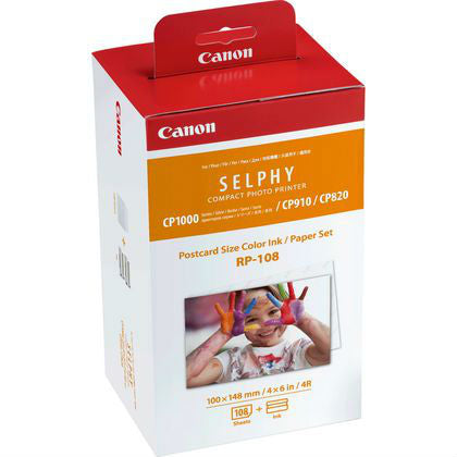 Canon SELPHY CP1500 Rosa + carta RP-108 10X15, 108 stampe