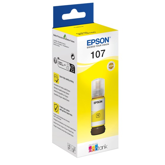 EPSON 107 EcoTank Yellow Ink Bottle