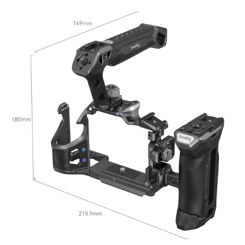 SmallRig "Rhinoceros" Advanced Gabbia Kit per Sony Alpha 7R V / Alpha 7 IV / Alpha 7S III 3710