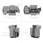 SmallRig "Rhinoceros" Advanced Gabbia Kit per Sony Alpha 7R V / Alpha 7 IV / Alpha 7S III 3710