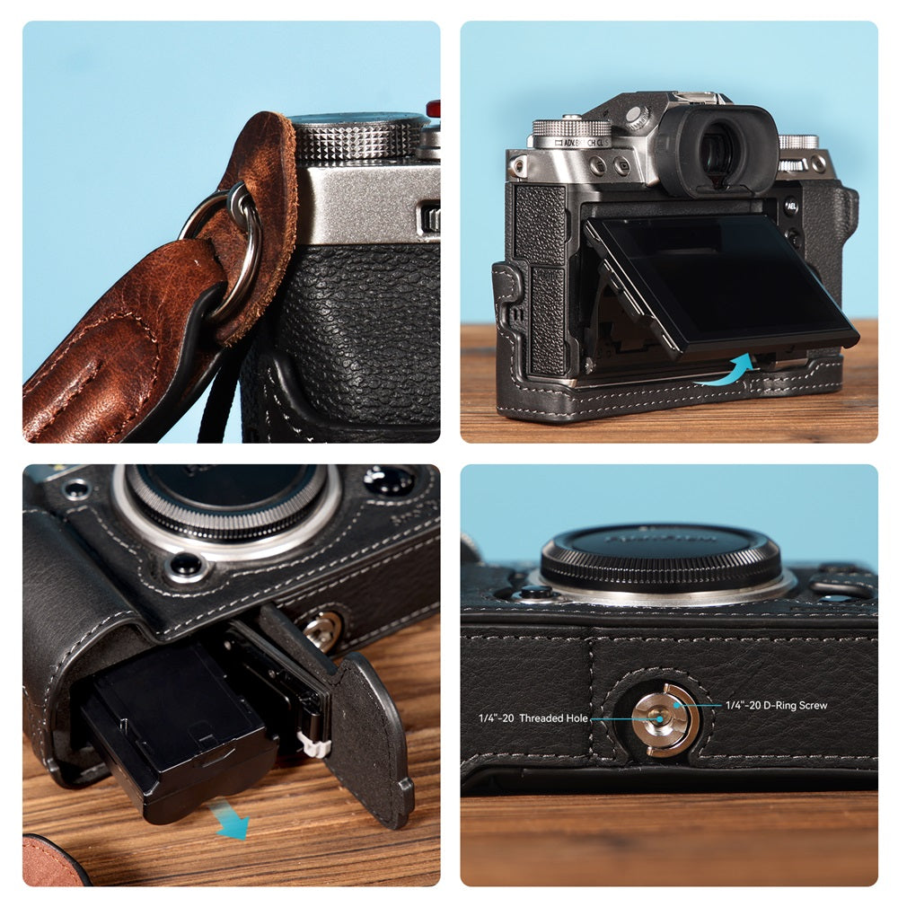 SmallRig Half Custodia / Cinturino da polso Kit per FUJIFILM X-T5 3927