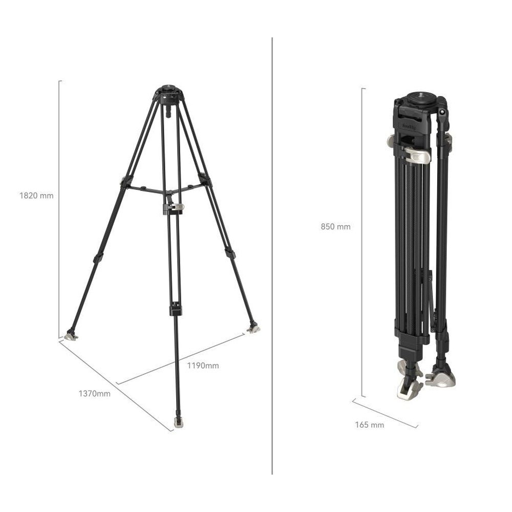 Treppiede in fibra di carbonio per impieghi gravosi SmallRig FreeBlazer 4167