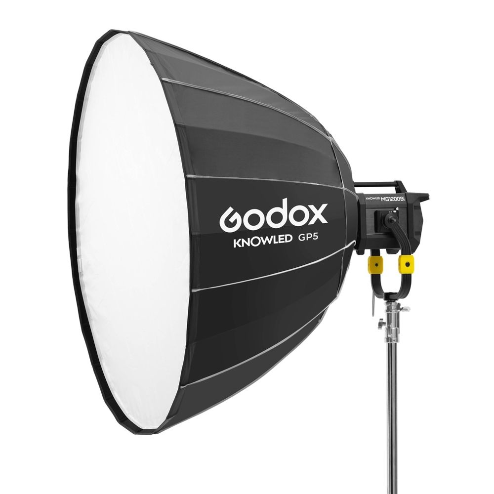 Godox GP5 150 cm Softbox parabolico per luce LED bicolore KNOWLED MG1200Bi